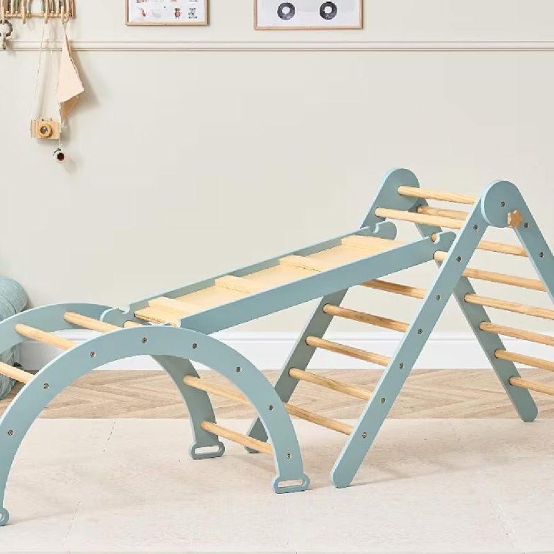 Tutti Bambini Scala Montessori Ocean Stone Pikler Climbing Frame/Wall