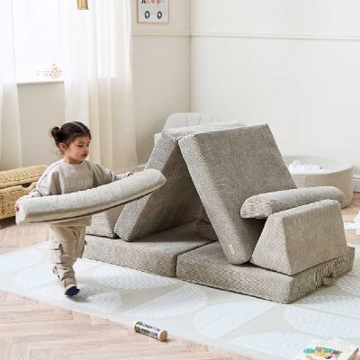 Tutti Bambini Playrama Montessori Kids Play Sofa - Mushroom