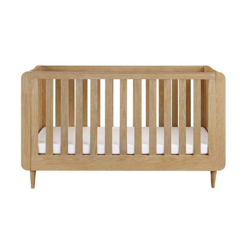 Tutti Bambini Japandi Mini Cot Bed - Light Oak