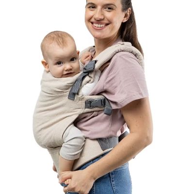 Tutti Bambini Boba X Baby Carrier Linen Beige Pampas