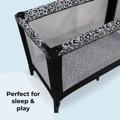 My Babiie Leopard Travel Cot