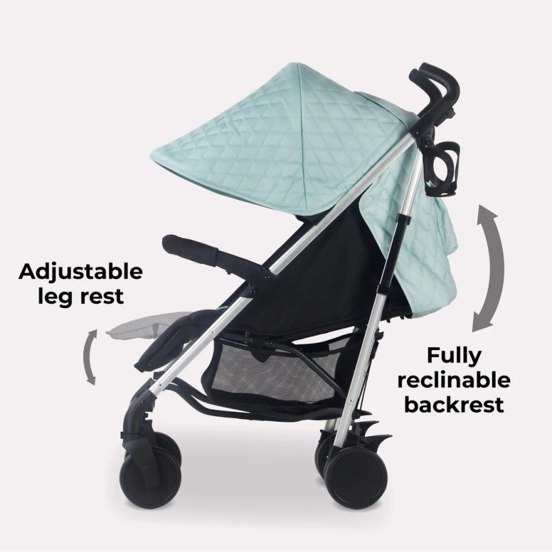 My Babiie Plus Stroller Quilted Aqua