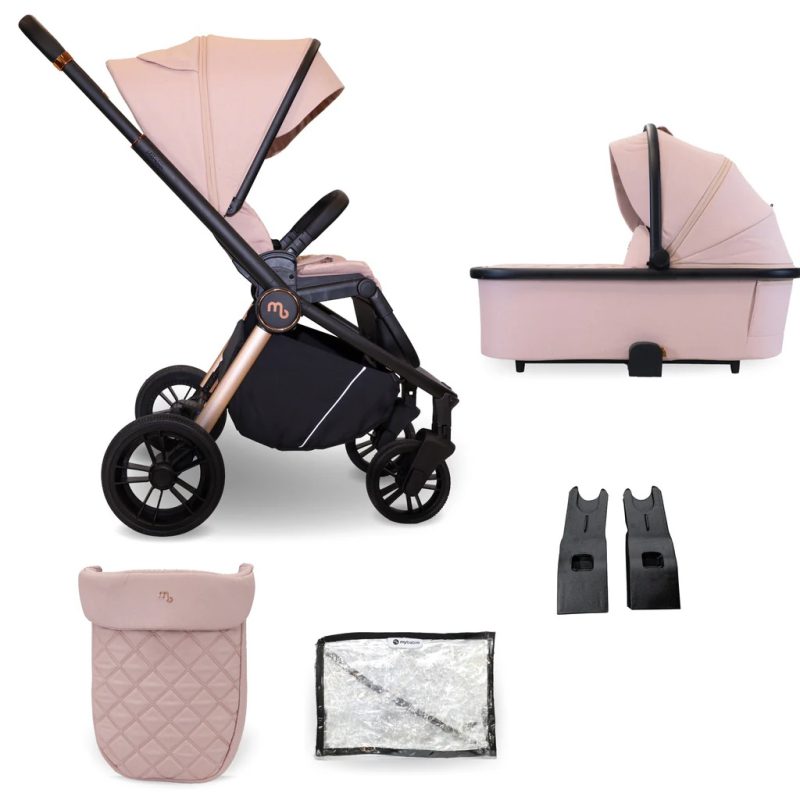 My Babiie MB450 2-in-1 Pushchair/Carrycot - Pastel Pink