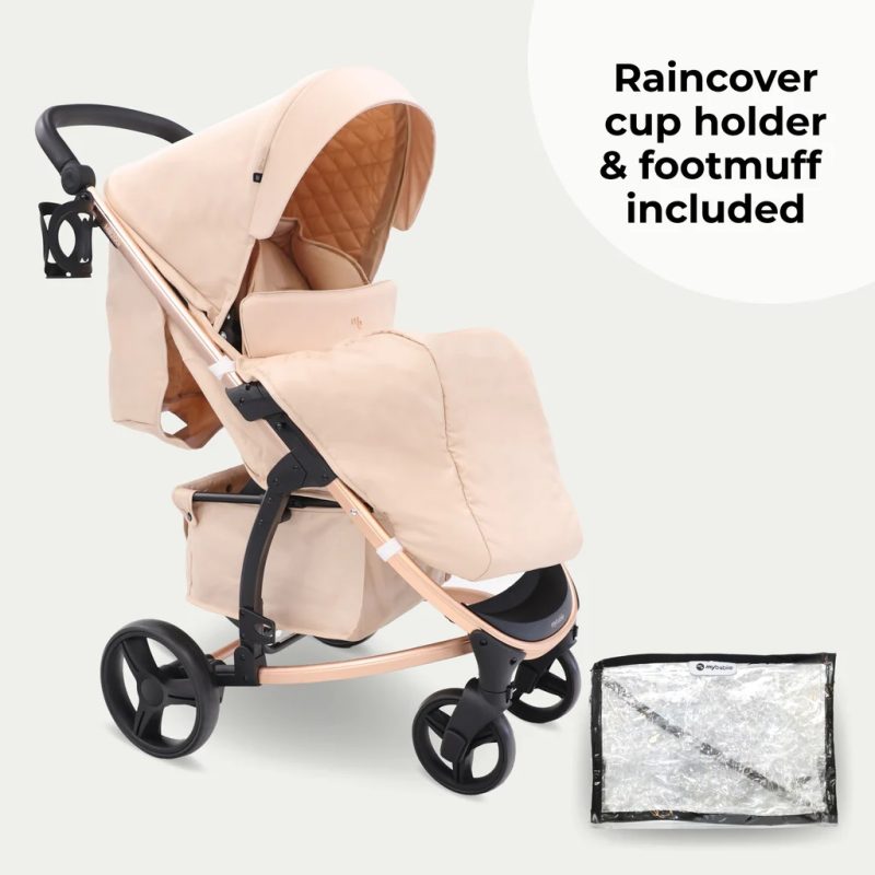 My Babiie 2-in-1 Pushchair and Carrycot - Blush