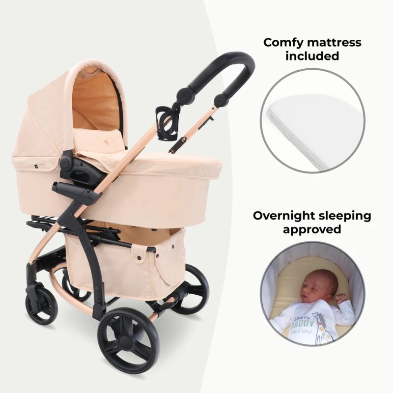 My Babiie 2-in-1 Pushchair and Carrycot - Blush