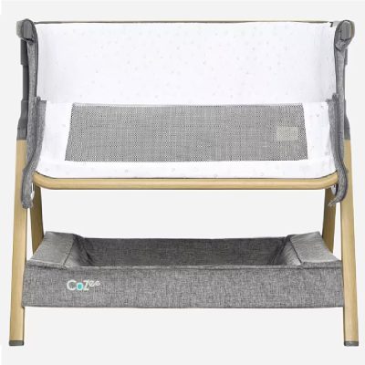 Tutti Bambini CoZee Mini Me Play Crib - Oak & Charcoal