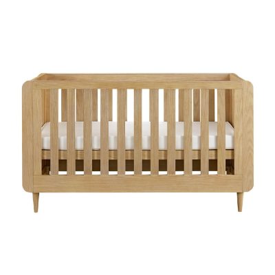 Tutti Bambini Japandi Mini Cot Bed - Light Oak