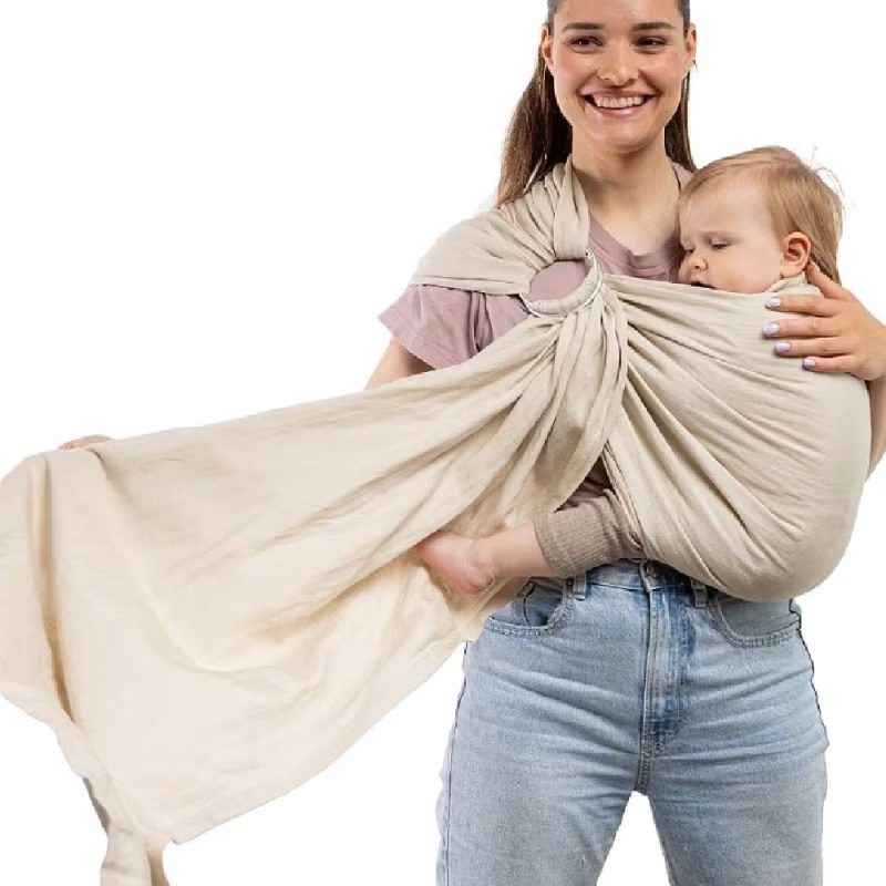 Tutti Bambini Boba Ring Sling Baby Carrier Pampas Beige