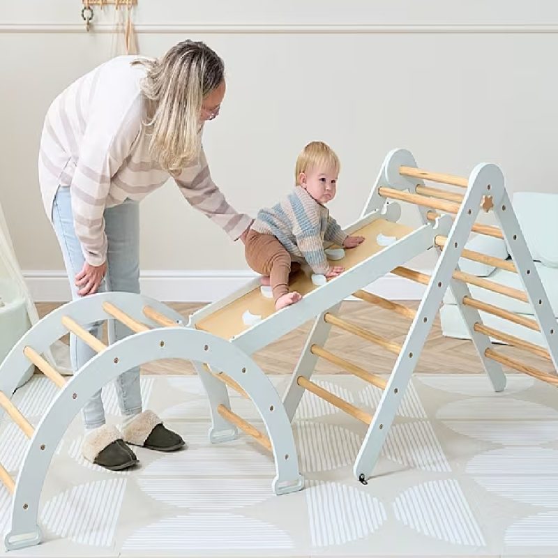 Tutti Bambini Scala Montessori Sea Mist Pikler Climbing Frame/Wall