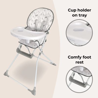 My Babiie Compact Highchair - Safari