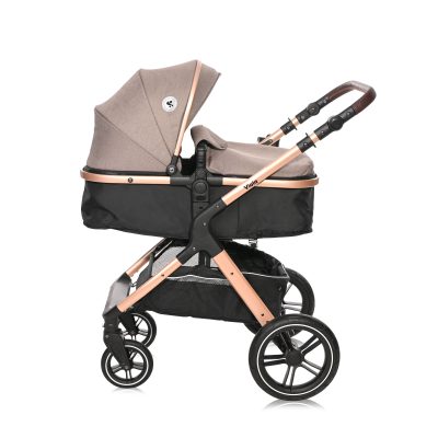 Lorelli Viola 3 in 1 Travel System - Pearl Beige