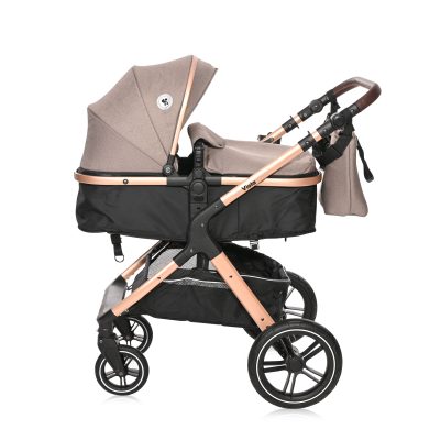 Lorelli Viola 3 in 1 Travel System - Pearl Beige