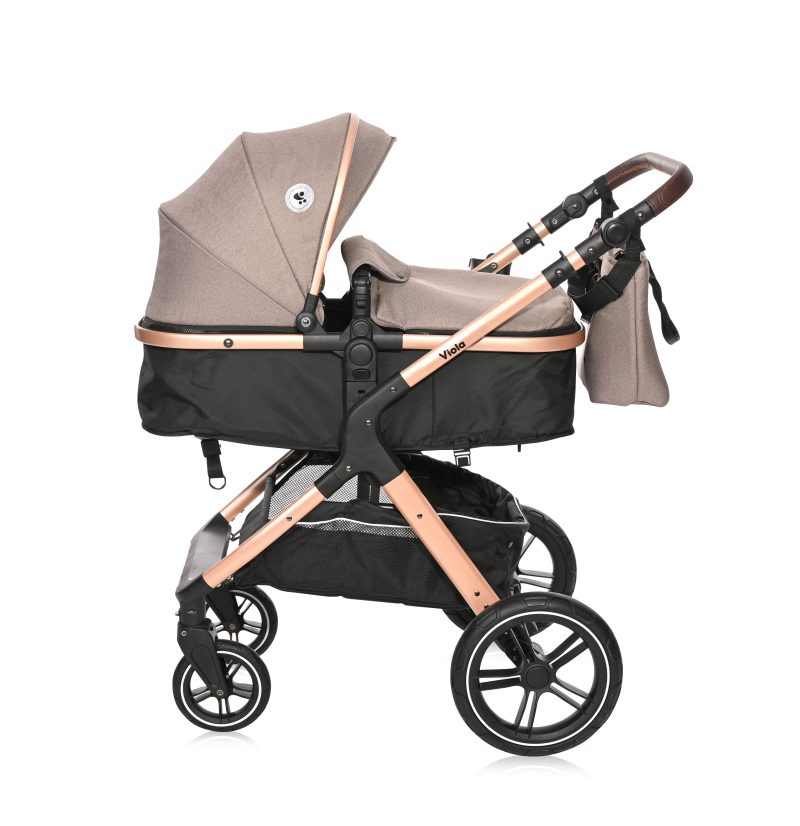 Lorelli Viola 3 in 1 Travel System - Pearl Beige