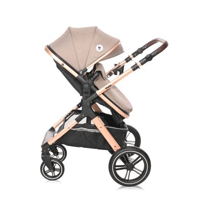 Lorelli Viola 3 in 1 Travel System - Pearl Beige