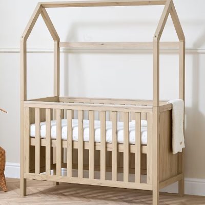 Tutti Bambini Casa Mini House Cot Bed - Harvest Oak