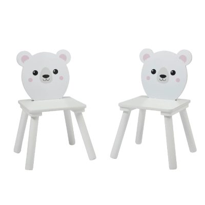 Liberty House Toys Kids Bear Table and Two Chairs Set