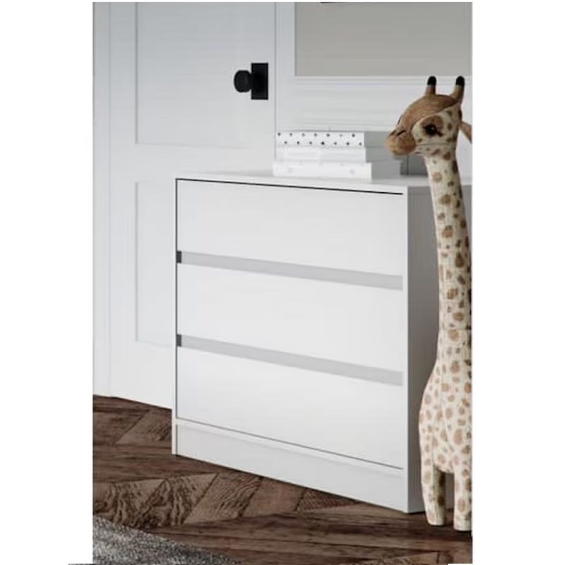 Little Acorns Furniture 3 Drawer Chest - White