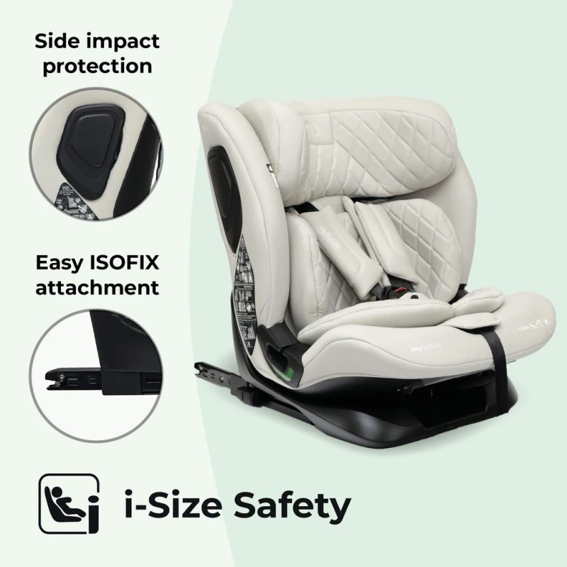 My Babiie MBCS123 i-Size Car Seat - Oatmeal