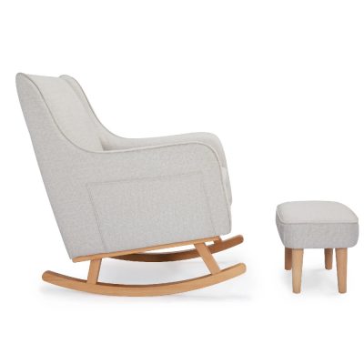 Babymore Ida Nursing Chair with Footstool – Cashmere