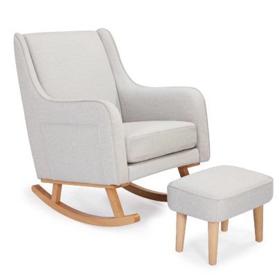 Babymore Ida Nursing Chair with Footstool – Cashmere