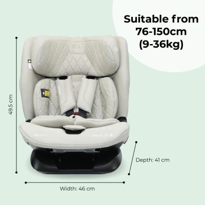 My Babiie MBCS123 i-Size Car Seat - Oatmeal