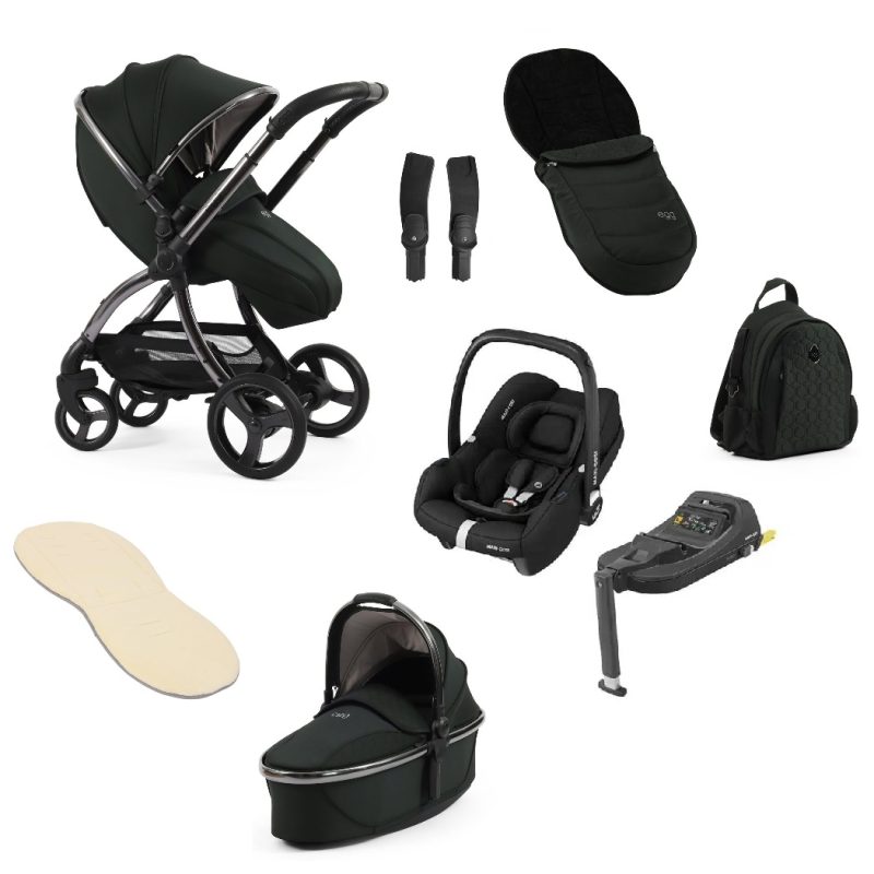 Egg 3 CabrioFix Bundle Black Olive