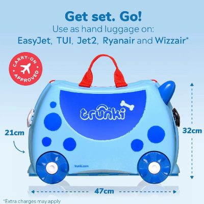 Trunki Ride-On Suitcase - Dougie the Dog