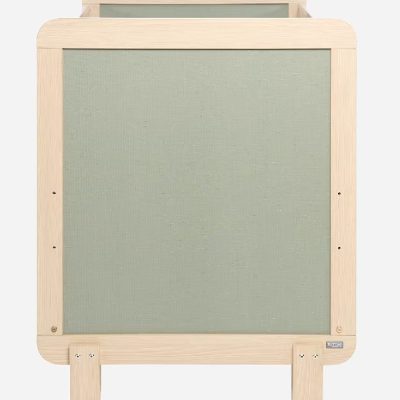 Tutti Bambini Kuba Cot Bed - Pickled Oak/Sage Weave