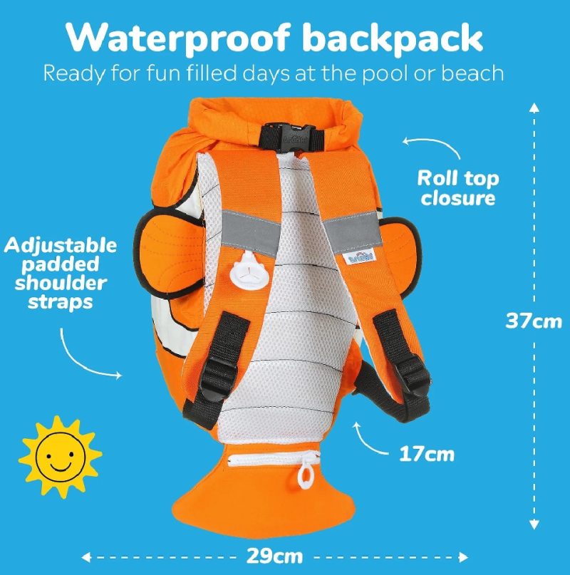 Trunki Medium PaddlePak Chuckles the Clown Fish