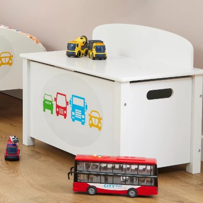 Liberty House Toys Kid’s Wooden Transport Toy Box