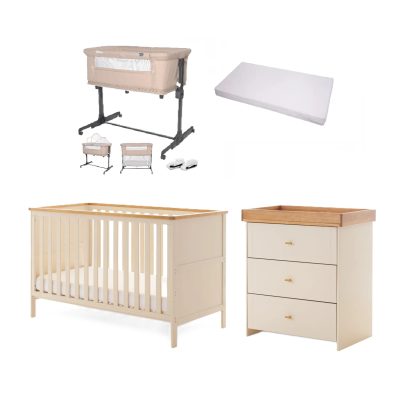 Obaby Evie 5 Piece Newborn Room Set Bundle - Cashmere