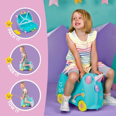 Trunki Ride-On Suitcase - Una the Unicorn