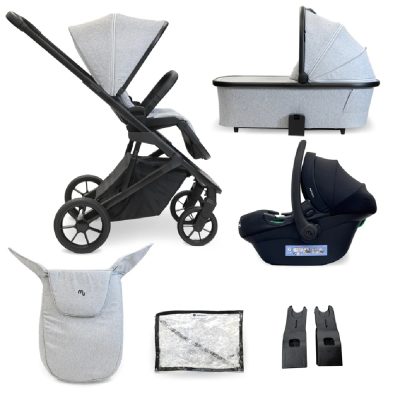 My Babiie MB500 3-in-1 Travel System - Moon Grey