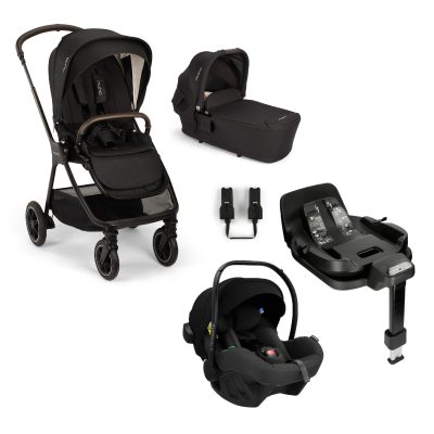 Nuna TRIV Next Pixel Pro 2 Travel System - Caviar