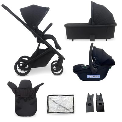 My Babiie MB500 3-in-1 Travel System - Obsidian Black