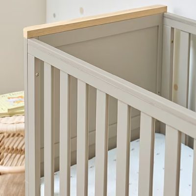 Tutti Bambini Misha Cot Bed - Mushroom/Golden Oak