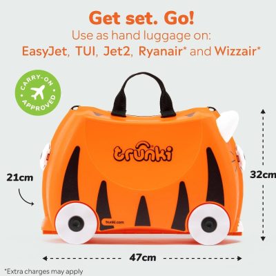 Trunki Ride-On Suitcase - Tipu the Tiger