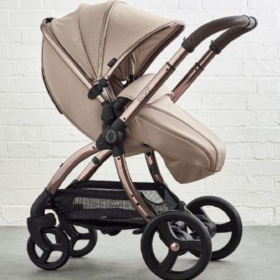 Egg 3 Stroller Houndstooth Almond