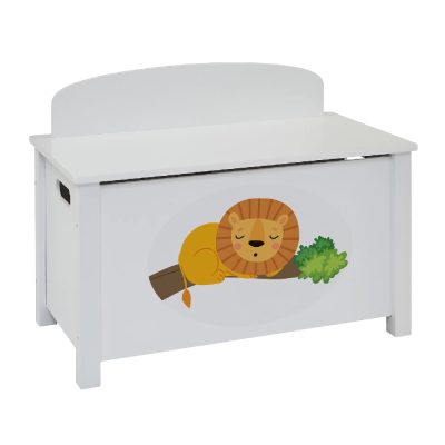 Liberty House Toys Kid’s Wooden Jungle Toy Box