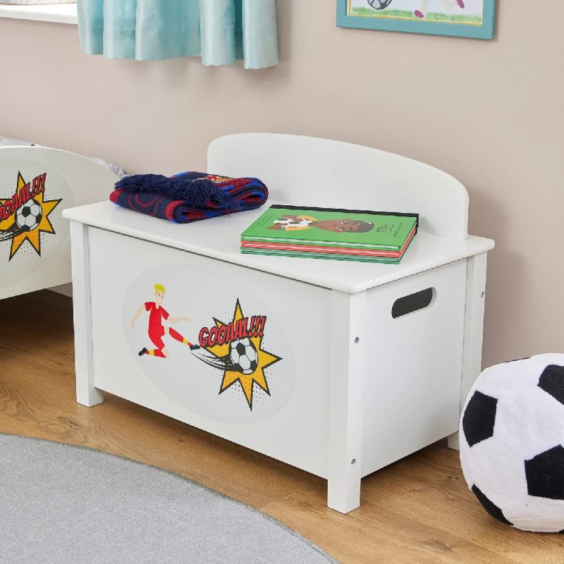 Liberty House Toys Kid’s Wooden Football Toy Box