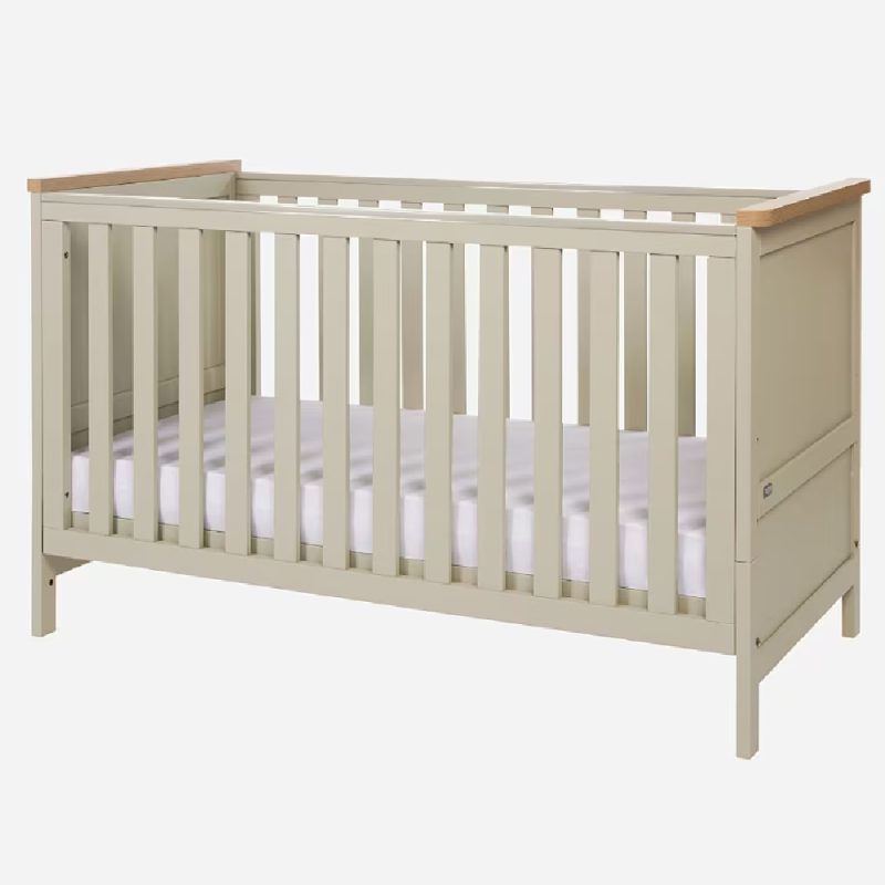 Tutti Bambini Misha Cot Bed - Mushroom/Golden Oak