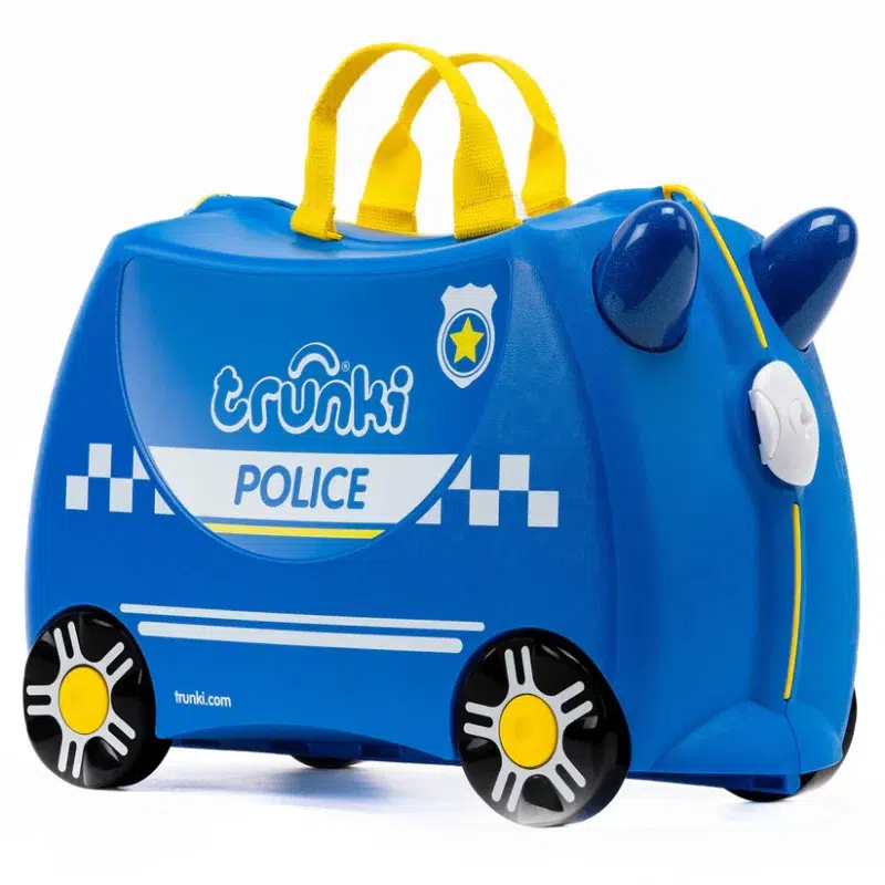 Trunki Ride-On Suitcase - Percy the Police Car