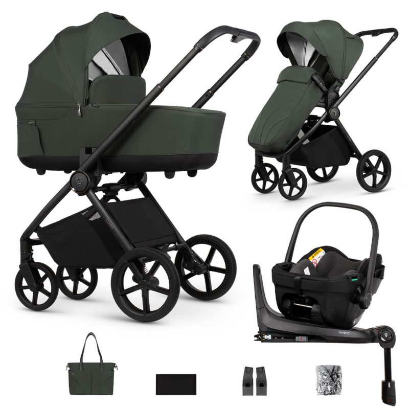 venicci-claro-3-in-1-tiago-360-base-travel-system-bundle-forest