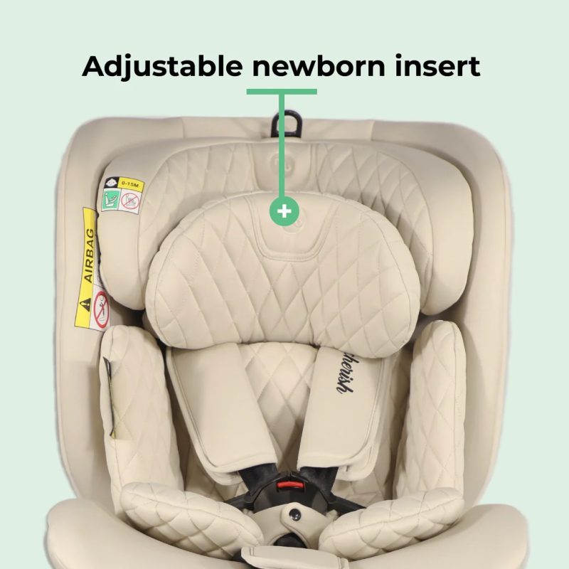 My Babiie i-Size (40-150cm) Spin Car Seat - Stone