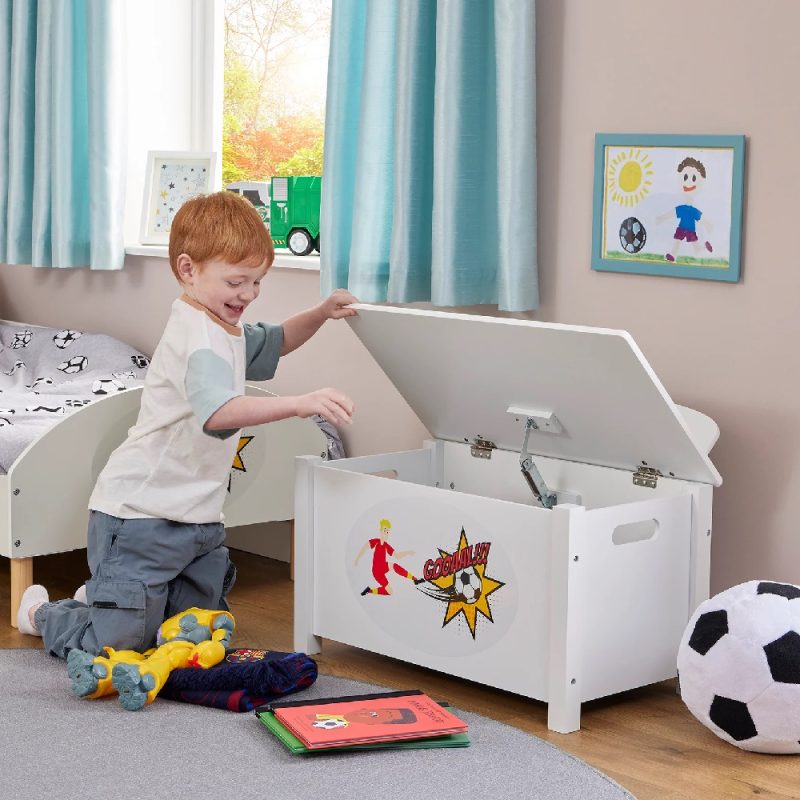 Liberty House Toys Kid’s Wooden Football Toy Box