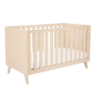 Babymore Dante Cot Bed – Natural