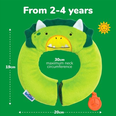 Trunki Yondi Travel Neck Pillow - Dudly Dino