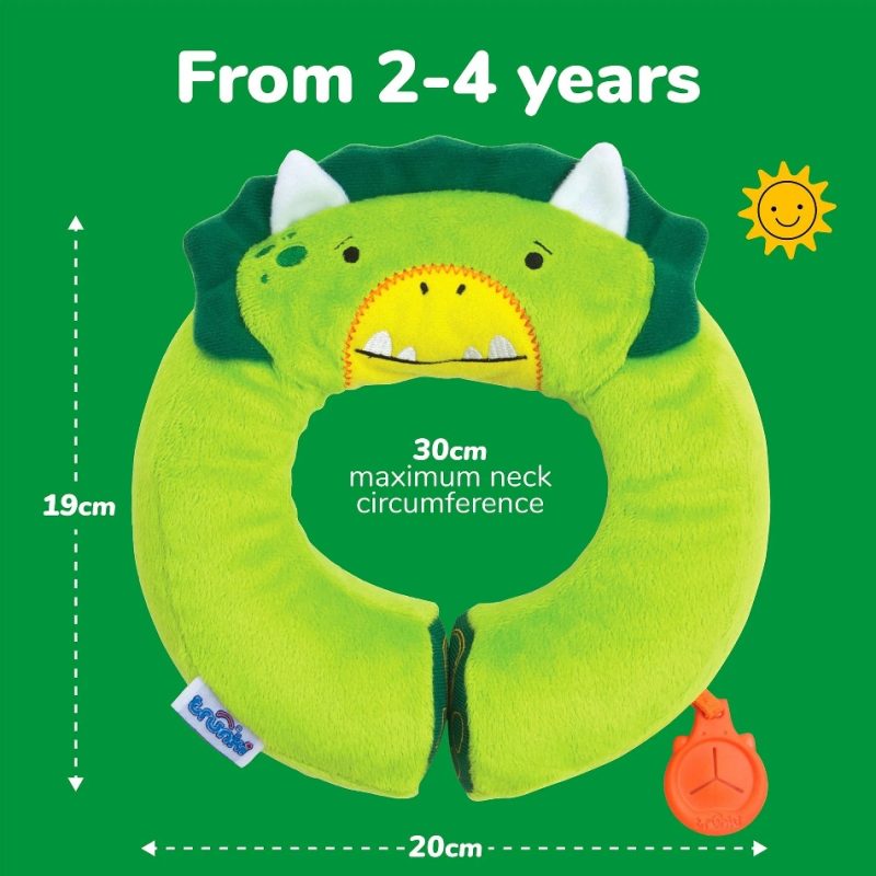 Trunki Yondi Travel Neck Pillow - Dudly Dino