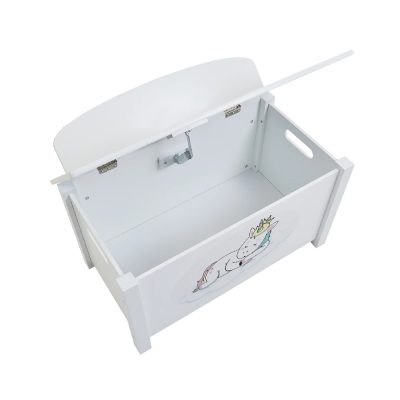 Liberty House Toys Kid’s Wooden Unicorn Toy Box