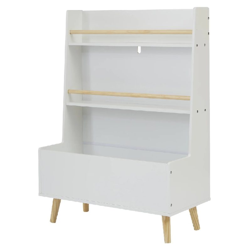 Liberty House Toys Kids White Bookcase and Toy Storage Cabinet